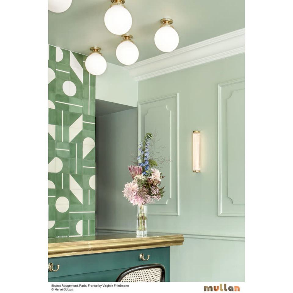 Yerevan Flush Fitting Light Opal 20cm
