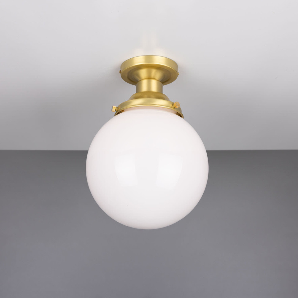 Yerevan Flush Fitting Light Opal 20cm