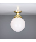 Yerevan Flush Fitting Light Opal 20cm
