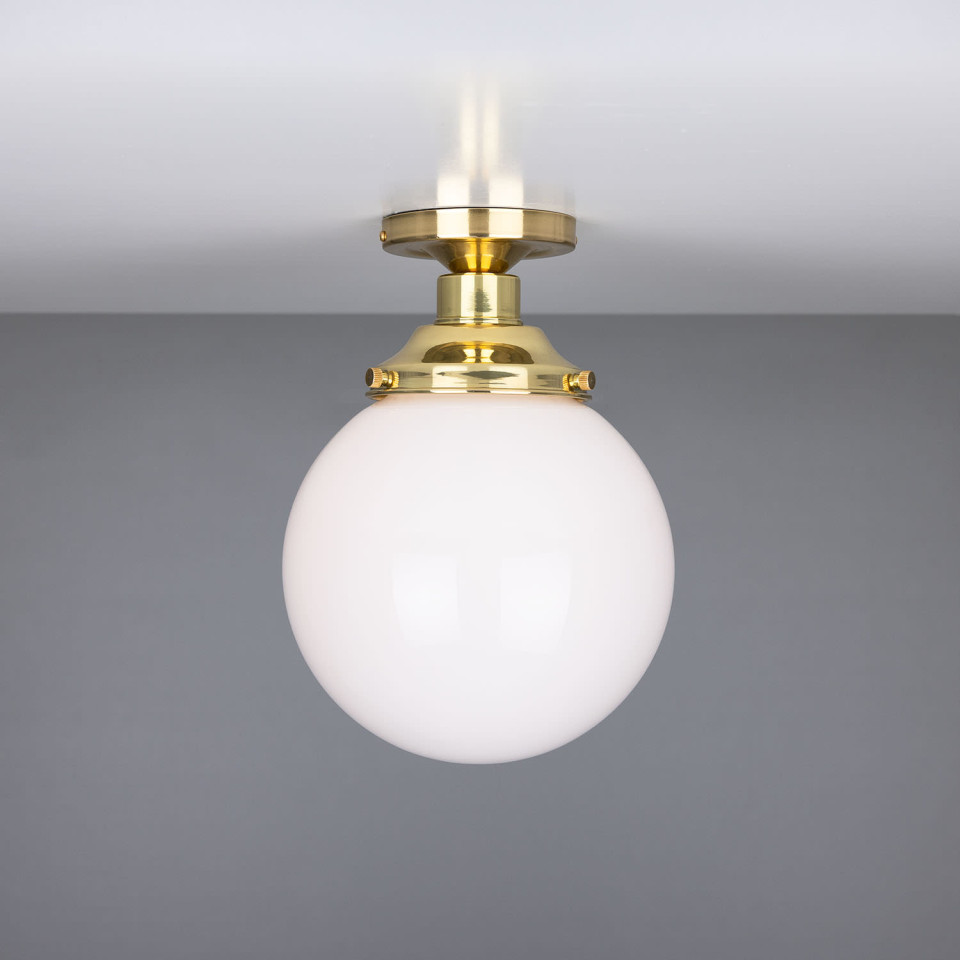Yerevan Flush Fitting Light Opal 20cm