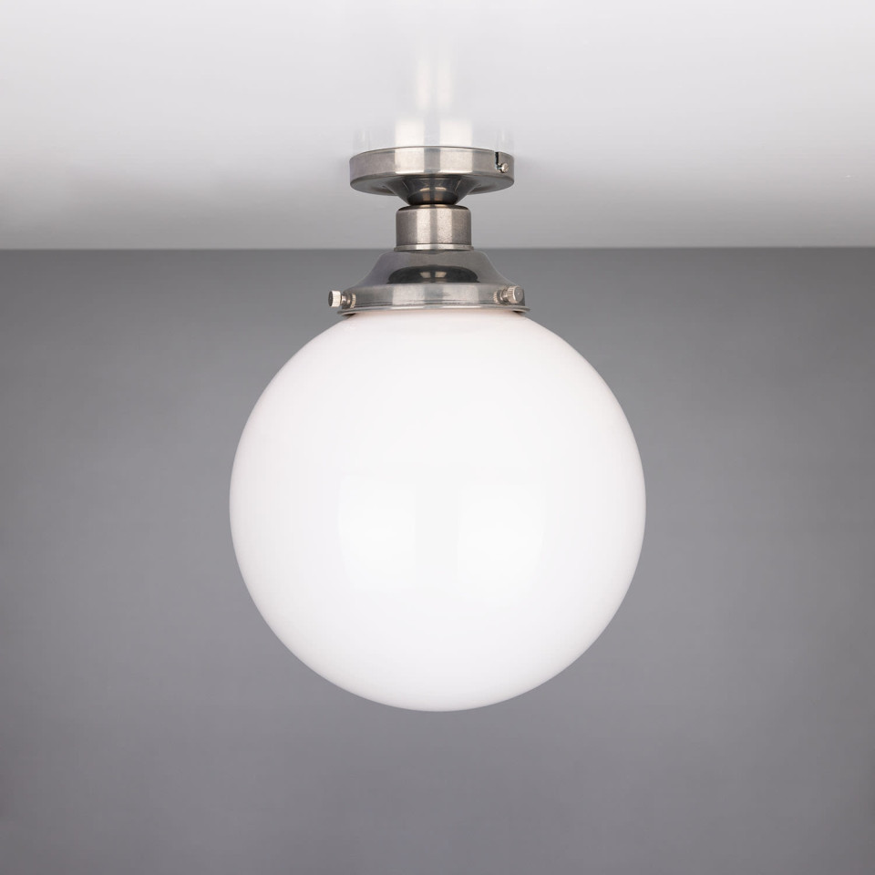 Yerevan Flush Fitting Light Opal 25cm