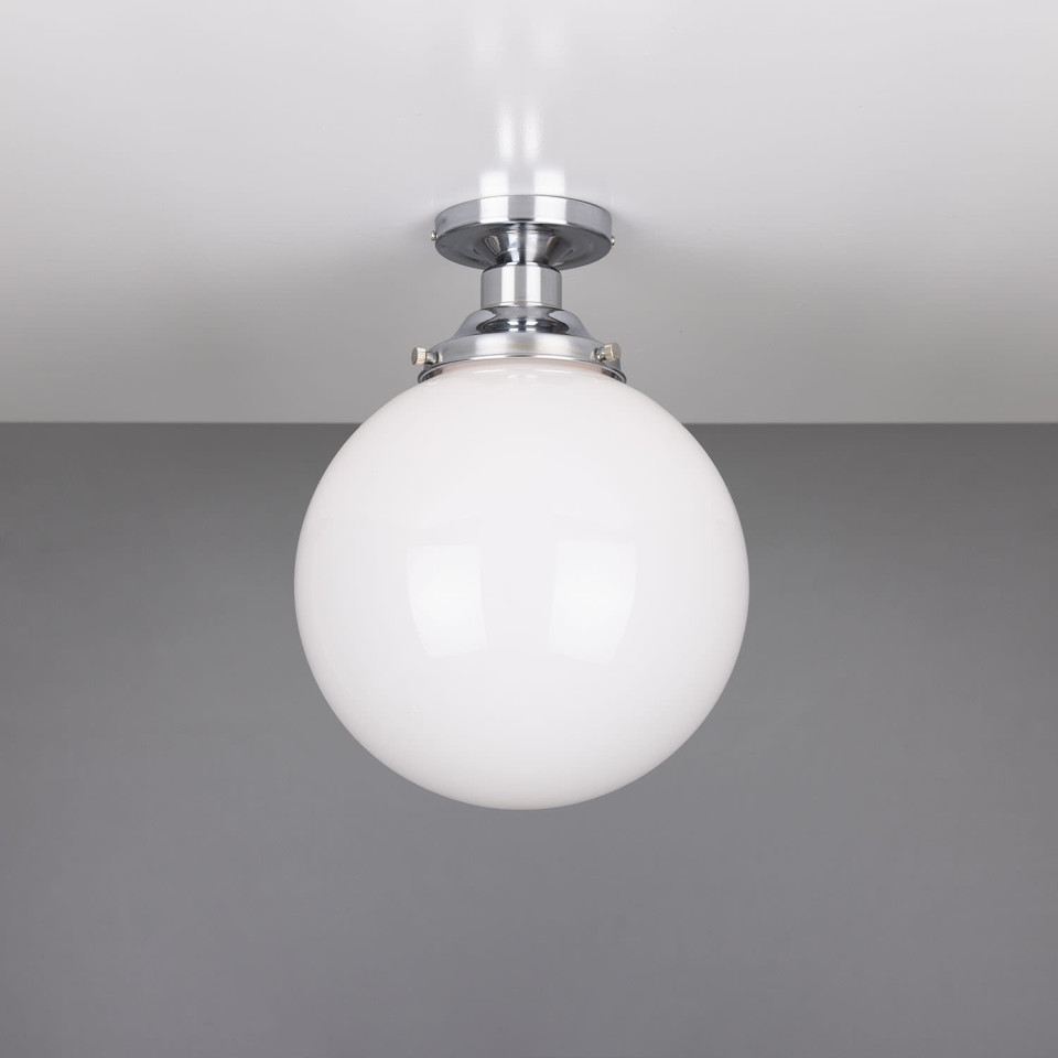 Yerevan Flush Fitting Light Opal 25cm