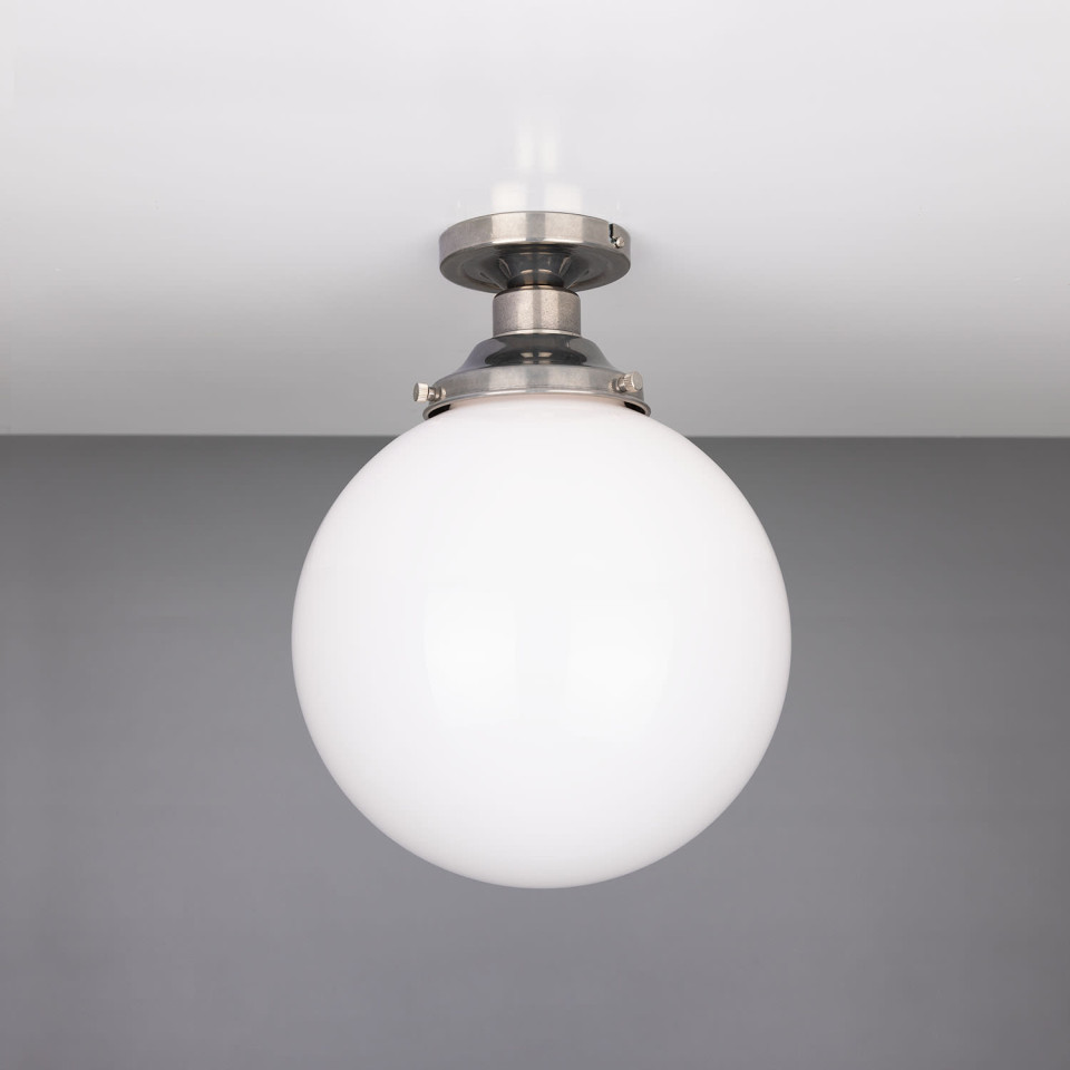 Yerevan Flush Fitting Light Opal 25cm