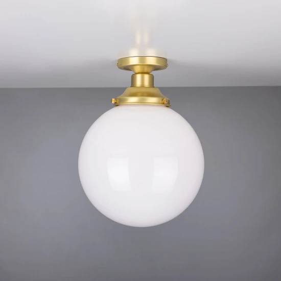 Yerevan Flush Fitting Light Opal 25cm