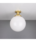 Yerevan Flush Fitting Light Opal 25cm