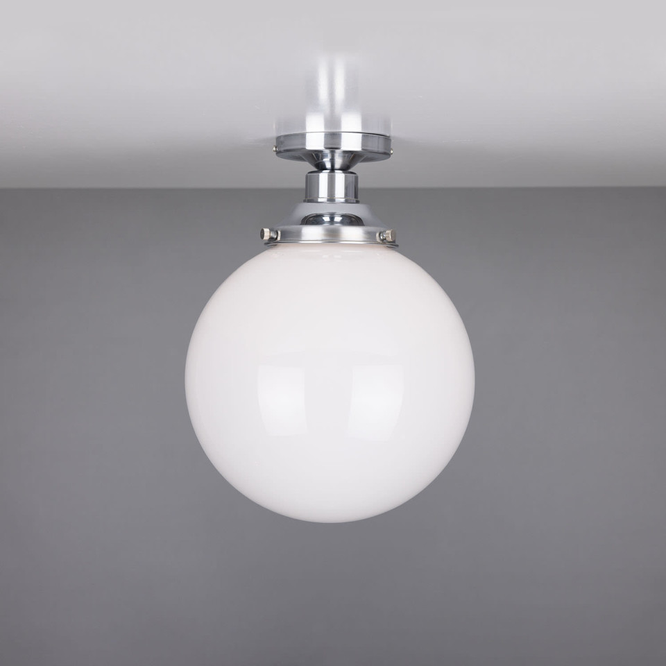 Yerevan Flush Fitting Light Opal 25cm