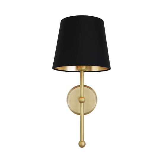 California Wall Lamp Brass/Black/Beige 45 cm