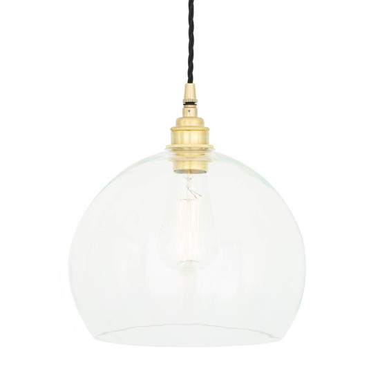 Eden Clear Taklampa Halvblank Mässing 25cm Eden Clear Taklampa Halvblank Mässing 25cm