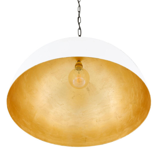 Goma Large Ceiling Light White/Gold 73 cm