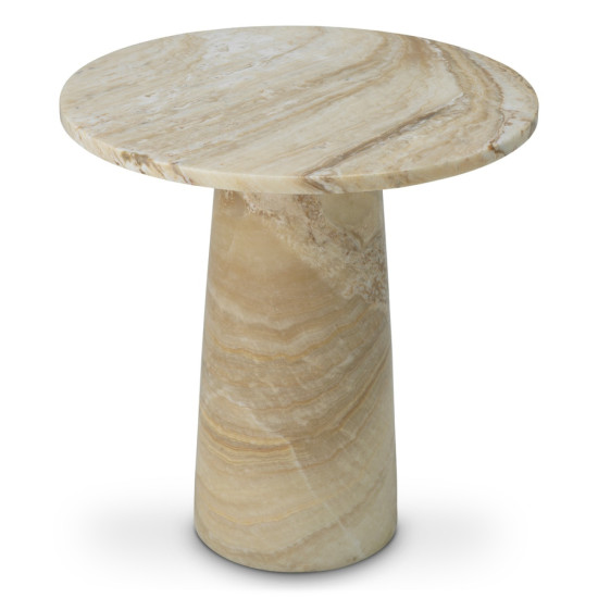 Terry side table onyx stone 55 cm