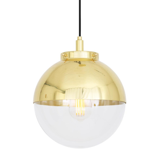 Mica Bathroom/Outdoor Ceiling Light Brass/Glass 26 cm IP44 Mica Bathroom/Outdoor Ceiling Light Brass/Glass 26 cm IP44