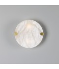 Dundee wall light alabaster/brass 25 cm