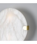 Dundee wall light alabaster/brass 25 cm