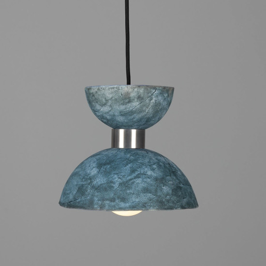 Nakaii taklampa blå jord keramik/mässing 20 cm Nakaii taklampa blå jord keramik/mässing 20 cm