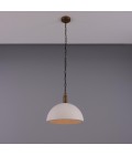 Kauri ceiling light ceramic matte white 37 cm