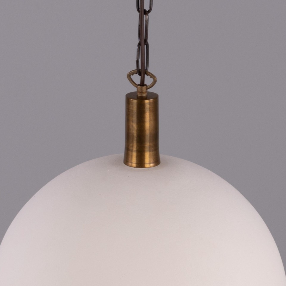 Kauri ceiling light ceramic matte white 37 cm