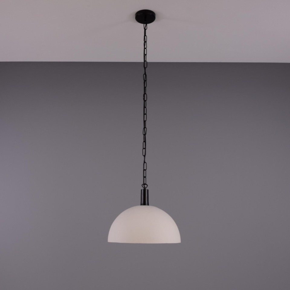 Kauri ceiling light ceramic matte white 37 cm