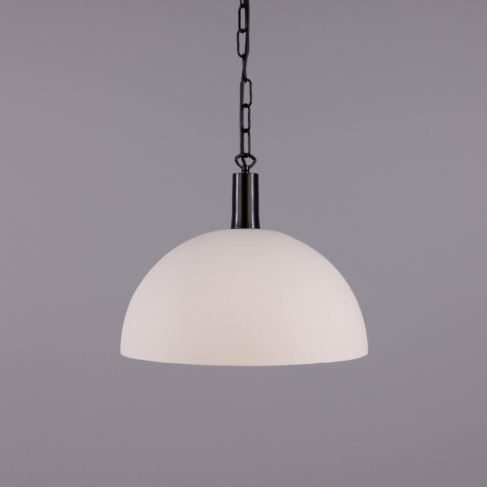 Kauri ceiling light ceramic matte white 37 cm