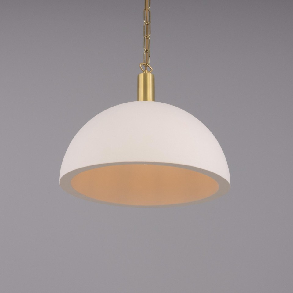 Kauri ceiling light ceramic matte white 37 cm