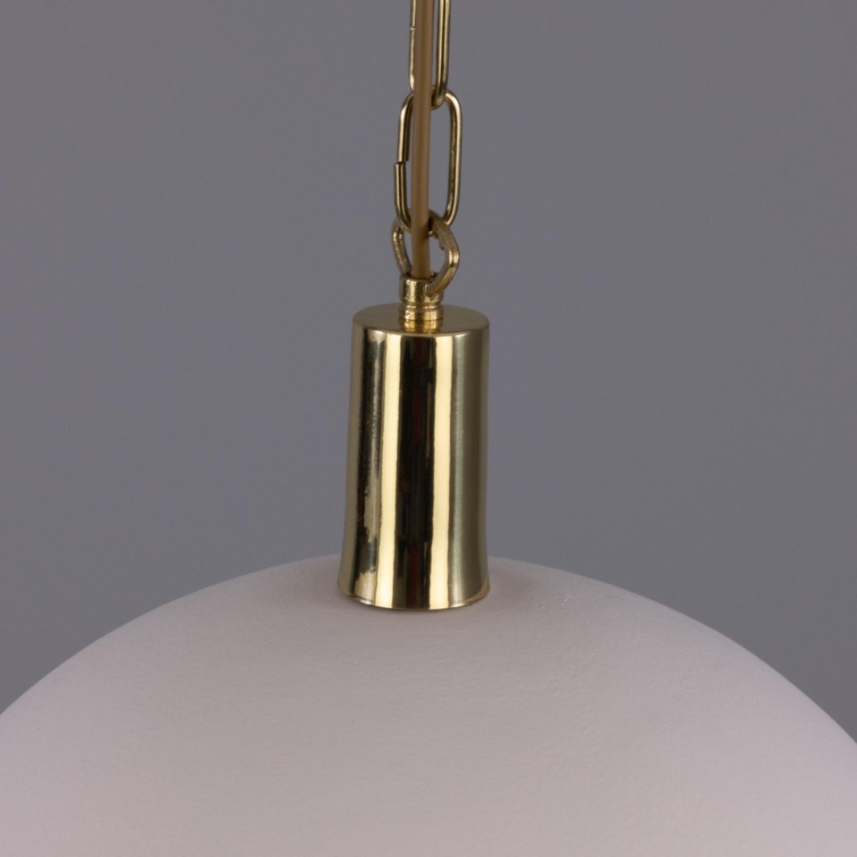 Kauri ceiling light ceramic matte white 37 cm