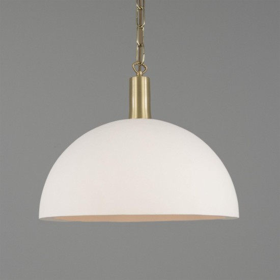 Kauri taklampa keramisk matt vit 37 cm