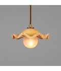 Rivale ceiling light ceramic oatstone/glass 21 cm