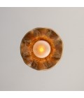 Rivale ceiling light ceramic oatstone/glass 21 cm