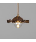 Rivale ceiling light ceramic rust iron/glass 21 cm