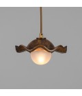 Rivale ceiling light ceramic rust iron/glass 21 cm