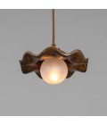 Rivale ceiling light ceramic rust iron/glass 21 cm