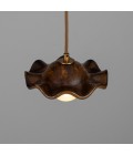 Rivale ceiling light ceramic rust iron/glass 21 cm