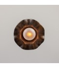 Rivale ceiling light ceramic rust iron/glass 21 cm