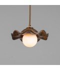 Rivale ceiling light ceramic rust iron/glass 21 cm