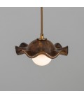 Rivale ceiling light ceramic rust iron/glass 21 cm