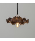Rivale ceiling light ceramic rust iron/glass 21 cm