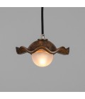 Rivale ceiling light ceramic rust iron/glass 21 cm