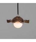 Rivale ceiling light ceramic rust iron/glass 21 cm