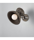 Nakaii Wall Light Black Ceramic/Brass 24cm Mullan Lighting Nakaii Wall Light Black Ceramic/Brass 24cm