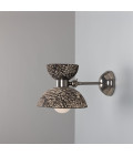Nakaii Wall Light Black Ceramic/Brass 24cm Mullan Lighting Nakaii Wall Light Black Ceramic/Brass 24cm