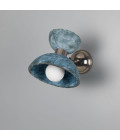 Nakaii wall light blue earth ceramic/brass 24cm