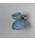 Nakaii wall light blue earth ceramic/brass 24cm