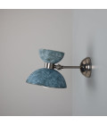 Nakaii wall light blue earth ceramic/brass 24cm