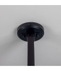 Holmes 5-Lt Linear Ceiling Light Brass/Matte Black 100 cm Mullan Lighting Holmes 5-Lt Linear Ceiling Light Brass/Matte Black 100 cm