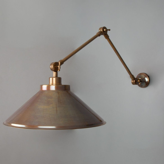 Rio Wall Lamp Brass 36-50 cm