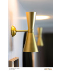 Amias Wall Light Brass 33 cm Mullan Lighting Amias Wall Light Brass 33 cm