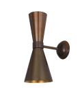 Amias Wall Light Brass 33 cm Mullan Lighting Amias Wall Light Brass 33 cm