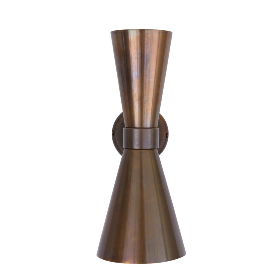 Amias Wall Light Brass 33 cm Mullan Lighting Amias Wall Light Brass 33 cm