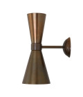 Amias Wall Light Brass 33 cm Mullan Lighting Amias Wall Light Brass 33 cm