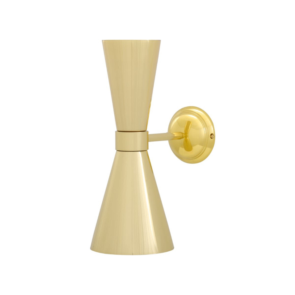 Amias Wall Light Brass 33 cm Mullan Lighting Amias Wall Light Brass 33 cm