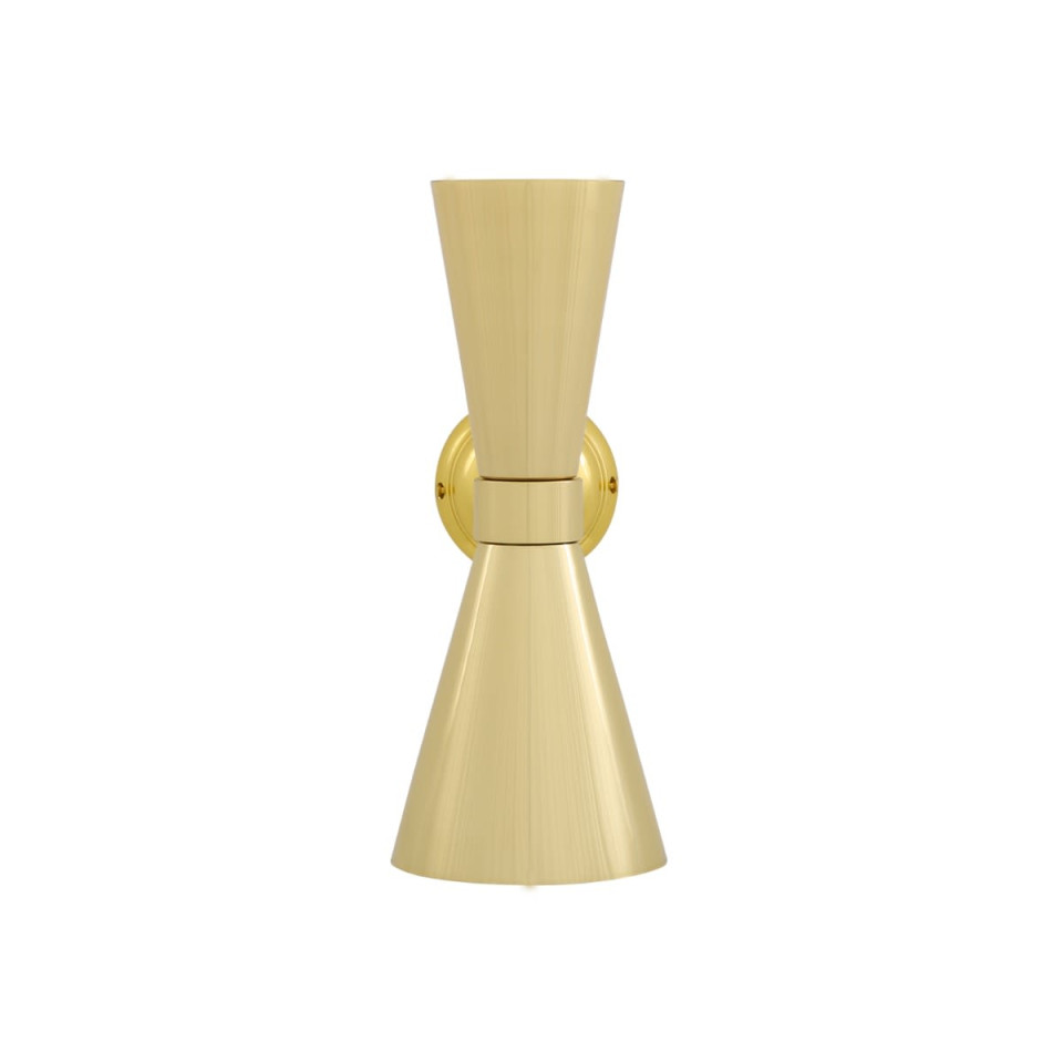 Amias Wall Light Brass 33 cm Mullan Lighting Amias Wall Light Brass 33 cm